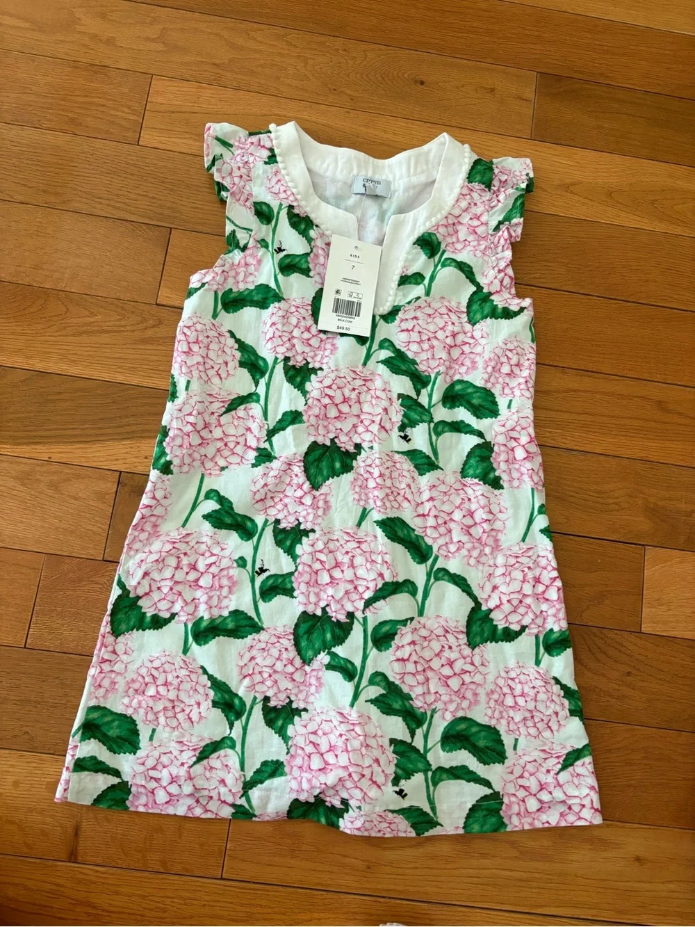 Girls summer hydrangea dress NWT